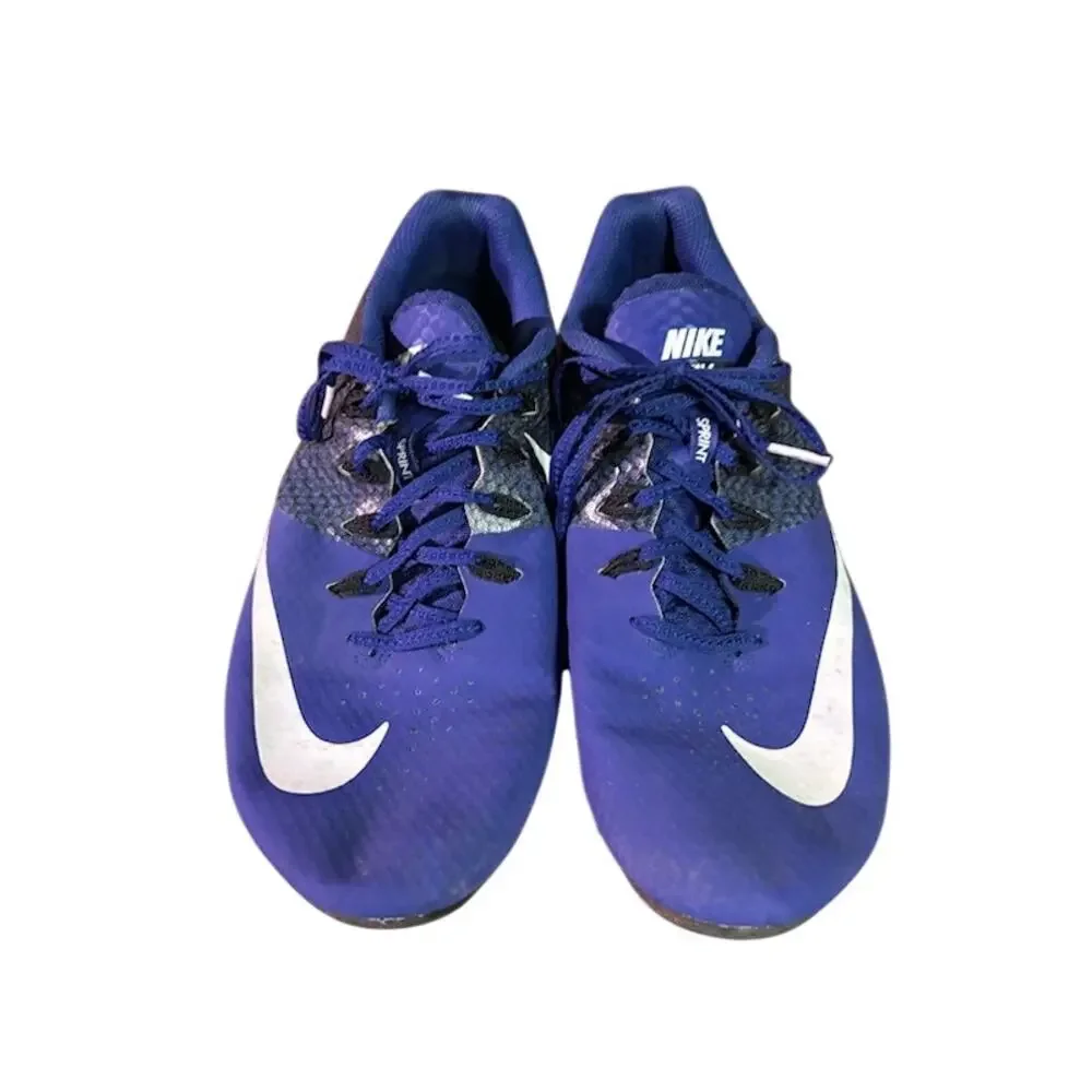 Nike Zoom Rival S 8 Track Spikes Mens 11 Blue White 806554-441 Bag Key Extras